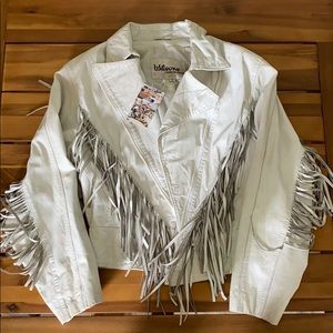 Suede leather southern western cowboy jacket